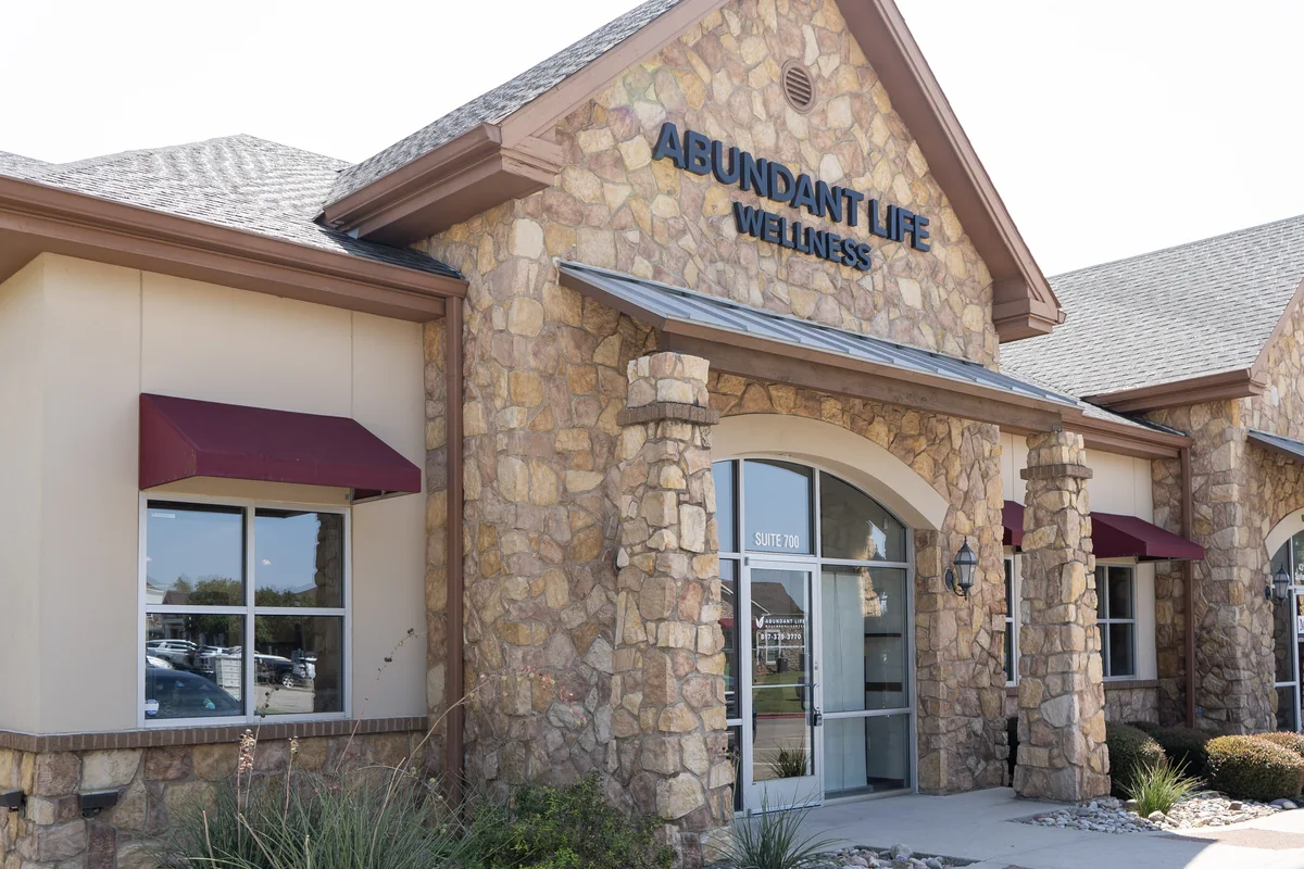 The entrance to Abundant Life Wellness Center