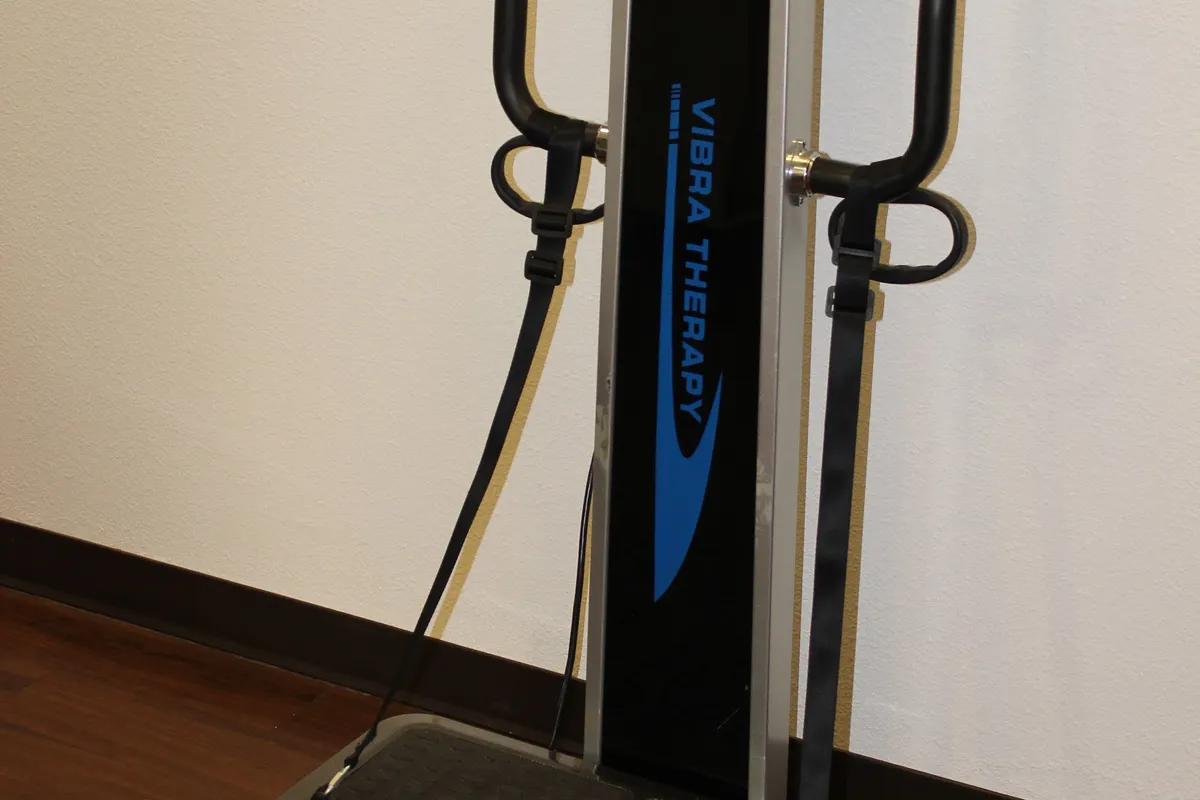 The Vibra Therapy whole-body-vibration machine